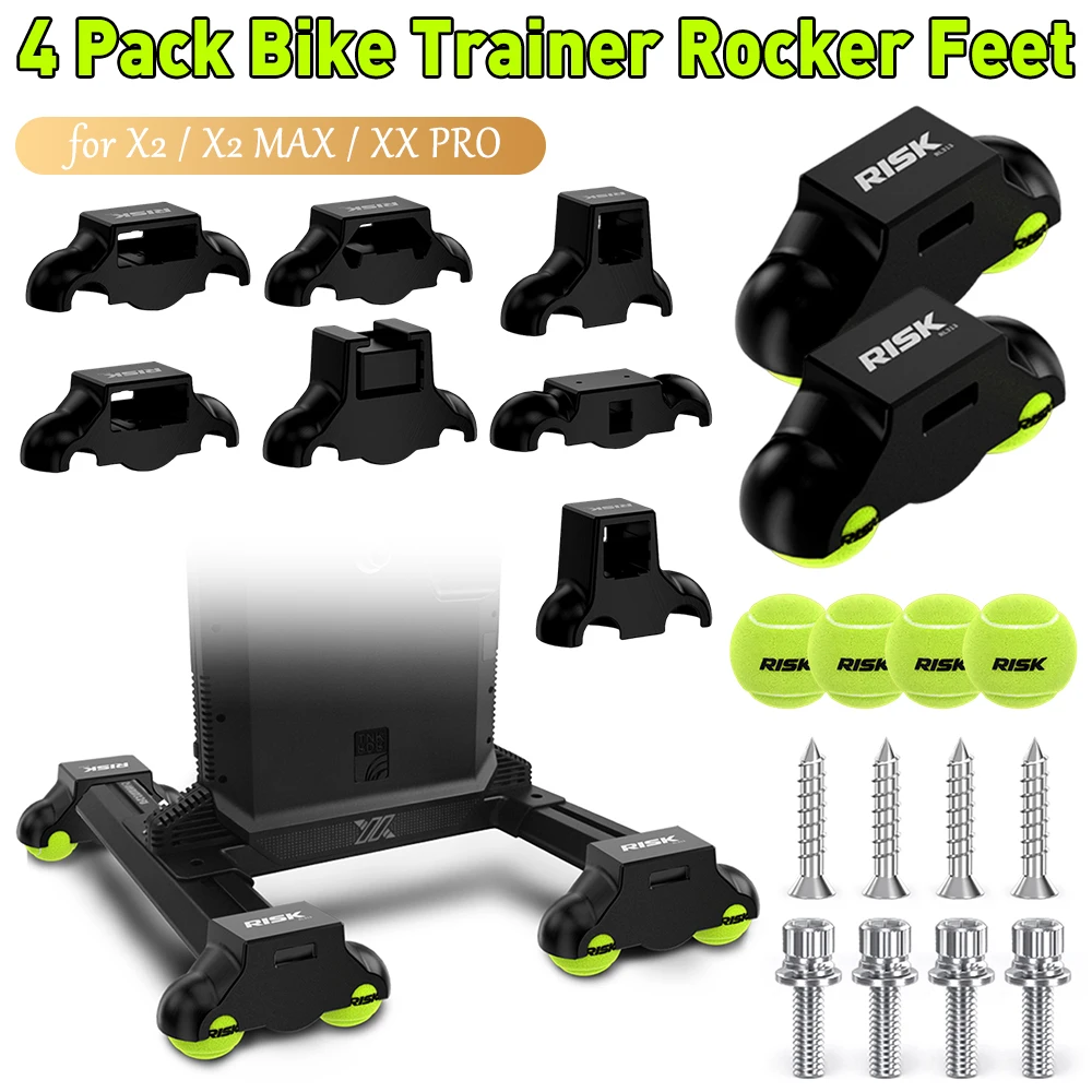 Bike Smart Trainer Rocker Base Buffer Foot Pads Shock Absorbing Tennis Ball Feet Trainer Stability Mat for X2 / X2 MAX / XX PRO
Bike Smart Trainer Rocker Base Buffer Foot Pads Shock Absorbing Tennis Ball Feet Trainer Stability Mat for X2 / X2 MAX / XX PRO
