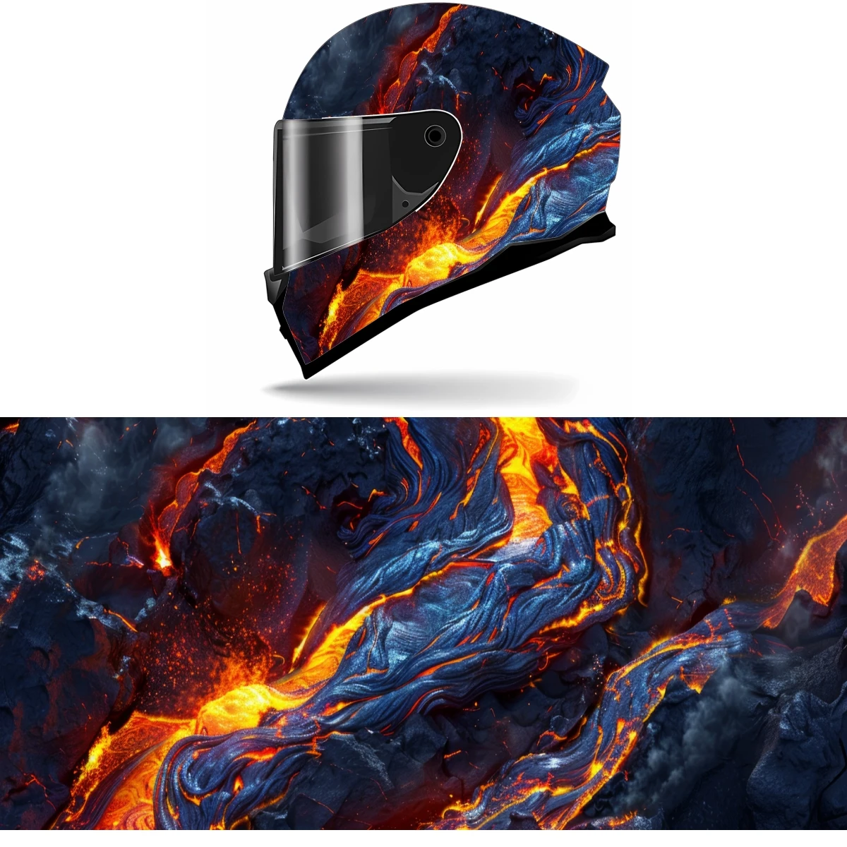 Abstract Magma Design Full Helmet Wrap Sticker Motorcycle Helmet Racing Graphic Decal Vinyl Wrap Helmet Decor Sticker
Abstract Magma Design Full Helmet Wrap Sticker Motorcycle Helmet Racing Graphic Decal Vinyl Wrap Helmet Decor Sticker