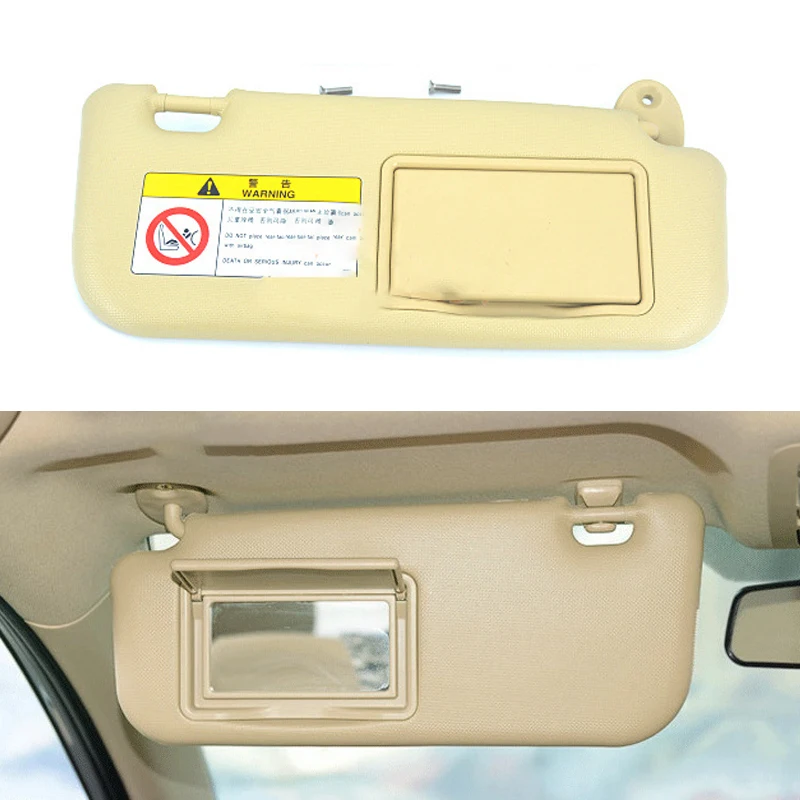 Car Sun Visor Sunvisor Block Shade Left Right Driver Side Grey Sunshade With Makeup Mirror For Toyota Corolla Levin 2014-2018
Car Sun Visor Sunvisor Block Shade Left Right Driver Side Grey Sunshade With Makeup Mirror For Toyota Corolla Levin 2014-2018