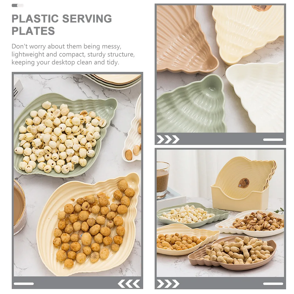 1Set Plastic Conch Shaped Fruit Plate Snack Tray Multi-Purpose Serving Dish Dried Fruits Nuts Storage for Home Party
1Set Plastic Conch Shaped Fruit Plate Snack Tray Multi-Purpose Serving Dish Dried Fruits Nuts Storage for Home Party
