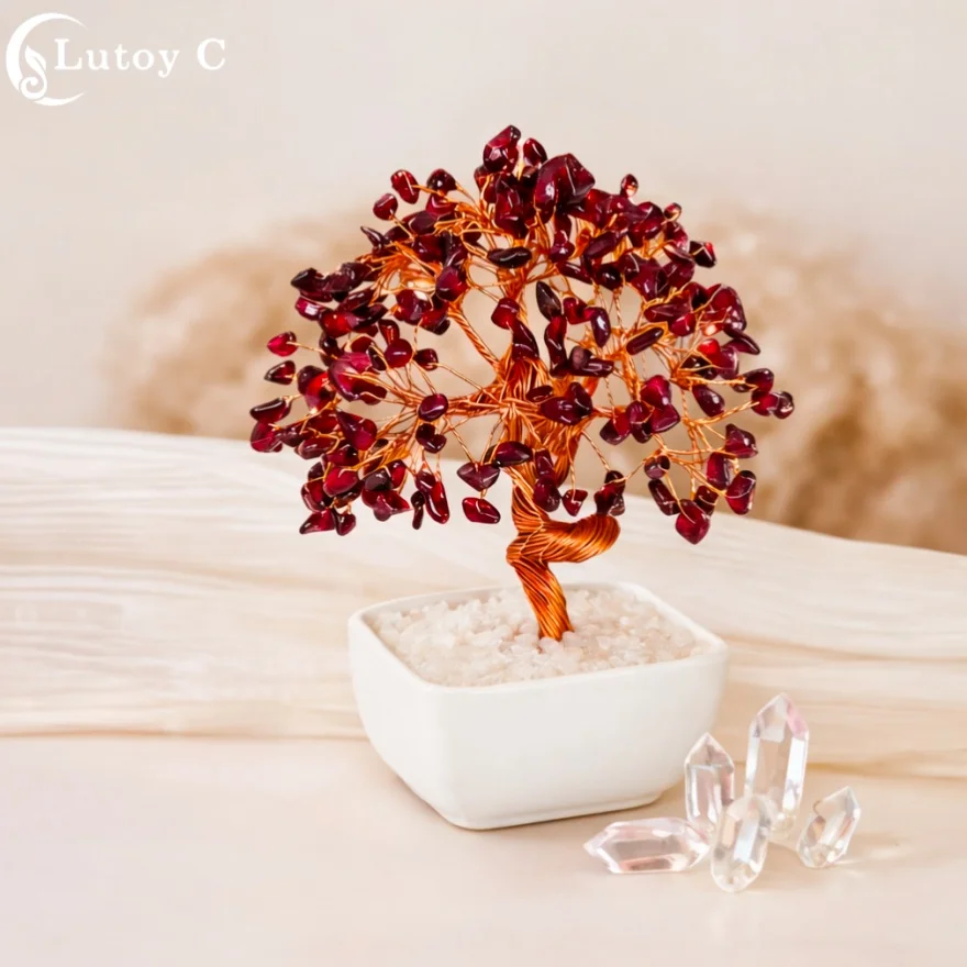 Дерево из гранатовых кристаллов, ручная работа, духовное кристаллическое дерево в подарок, декоративное дерево бонсай из натурального камня, подарок для дома в стиле фэн-шуй для друга
Дерево из гранатовых кристаллов, ручная работа, духовное кристаллическое дерево в подарок, декоративное дерево бонсай из натурального камня, подарок для дома в стиле фэн-шуй для друга