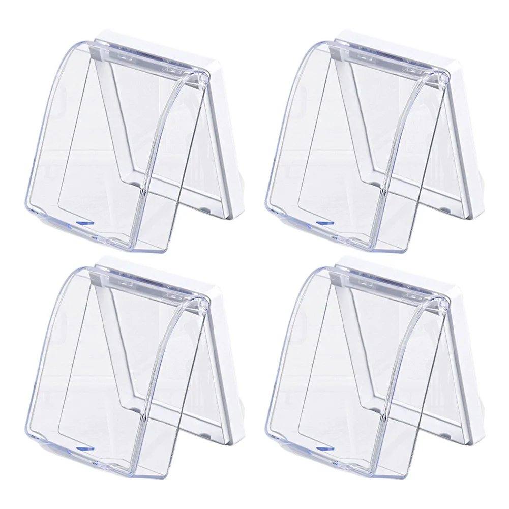 Set of 4 Transparent Waterproof Socket Boxes with Splash Proof Self Covers for Electrical Protection in Wet Areas
Set of 4 Transparent Waterproof Socket Boxes with Splash Proof Self Covers for Electrical Protection in Wet Areas