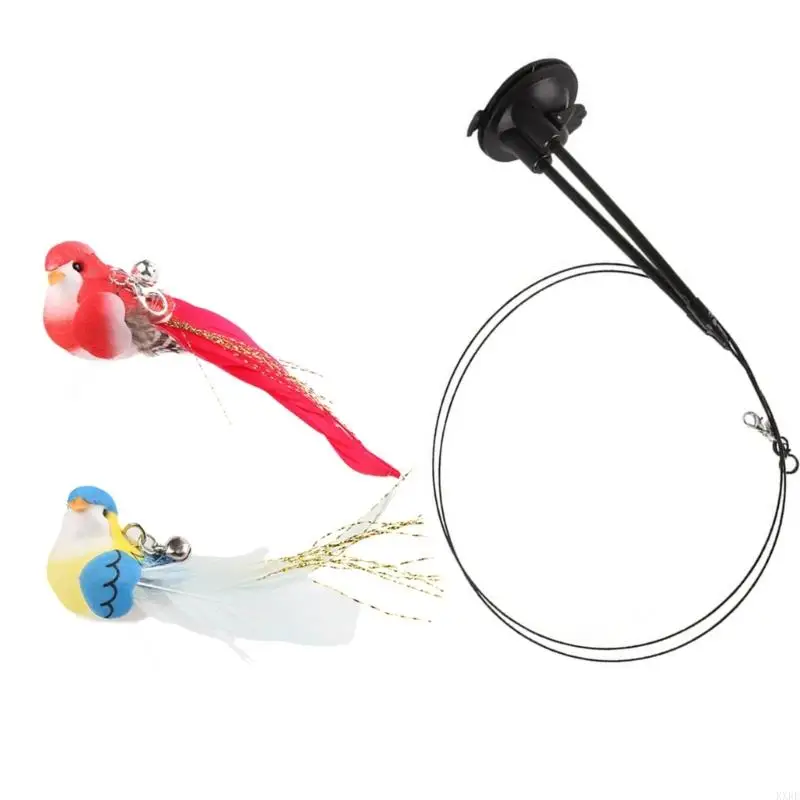 Interactive Birds Cats Teaser Toy With Elastic Spring Rod And Secure Suction Cup KXRE 
Interactive Birds Cats Teaser Toy With Elastic Spring Rod And Secure Suction Cup KXRE