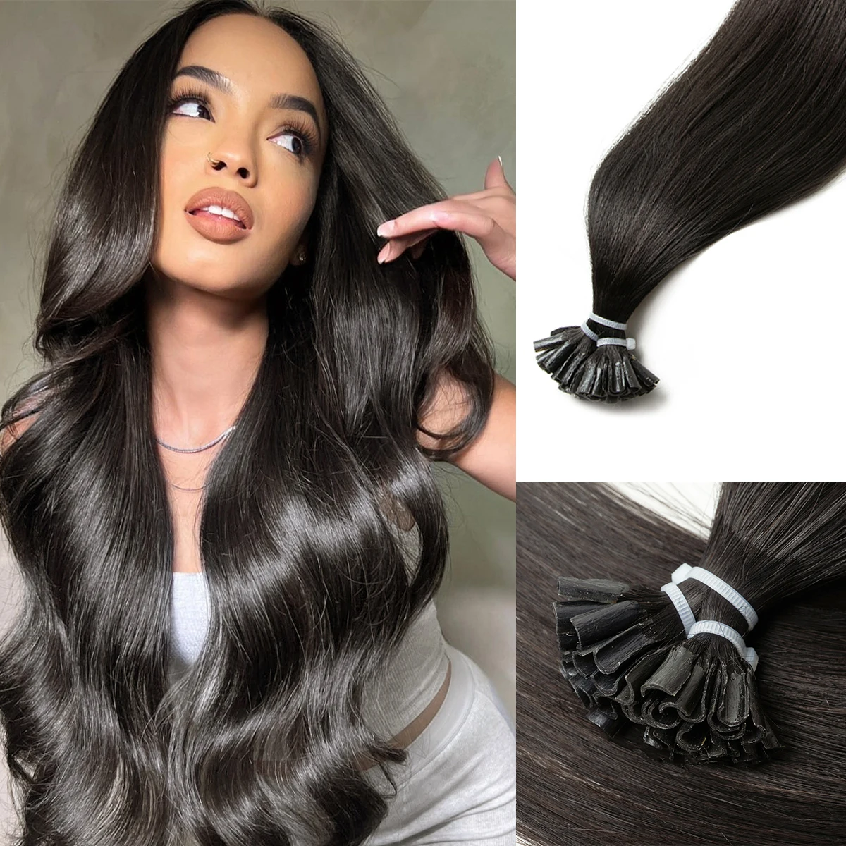 Наращивание волос U-образными пучками # Натуральные черные накладные волосы (1B) из итальянского кератина, длина 1,5 см, для наращивания, 12-20 дюймов, 50 прядей
Наращивание волос U-образными пучками # Натуральные черные накладные волосы (1B) из итальянского кератина, длина 1,5 см, для наращивания, 12-20 дюймов, 50 прядей