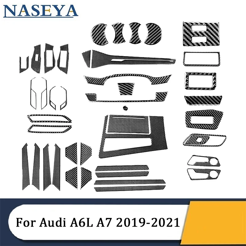 For Audi A6L A7 2019 2020 2021 Carbon Fiber Black Various Parts Protection Stickers Car Interior Decorative Accessories
For Audi A6L A7 2019 2020 2021 Carbon Fiber Black Various Parts Protection Stickers Car Interior Decorative Accessories