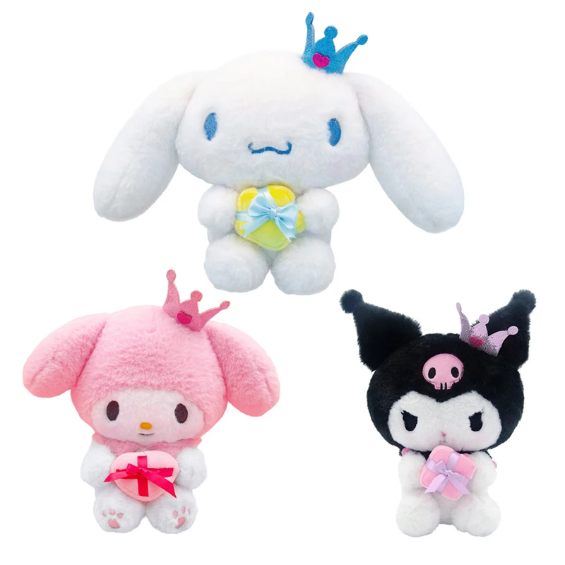 Kawaii Plush Doll Crown Series Kuromi Soft Stuffed Doll Cute Cinnamoroll My Melody Plush Decoration Kids Birthday Xmas Gift Toys
Kawaii Plush Doll Crown Series Kuromi Soft Stuffed Doll Cute Cinnamoroll My Melody Plush Decoration Kids Birthday Xmas Gift Toys