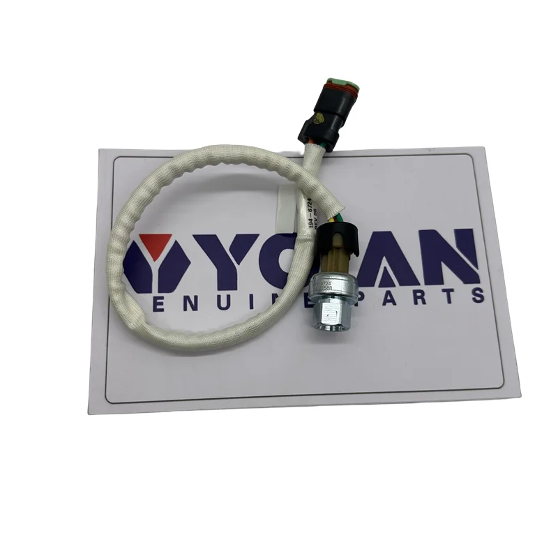 Excavator Engine Pressure Switch Sensor 194-6724 1946724 for CAT C7 C9 C9.3 C10 C11 C12 C13 C15 C16 C18 C27 C32 980G 988F 990H
Excavator Engine Pressure Switch Sensor 194-6724 1946724 for CAT C7 C9 C9.3 C10 C11 C12 C13 C15 C16 C18 C27 C32 980G 988F 990H