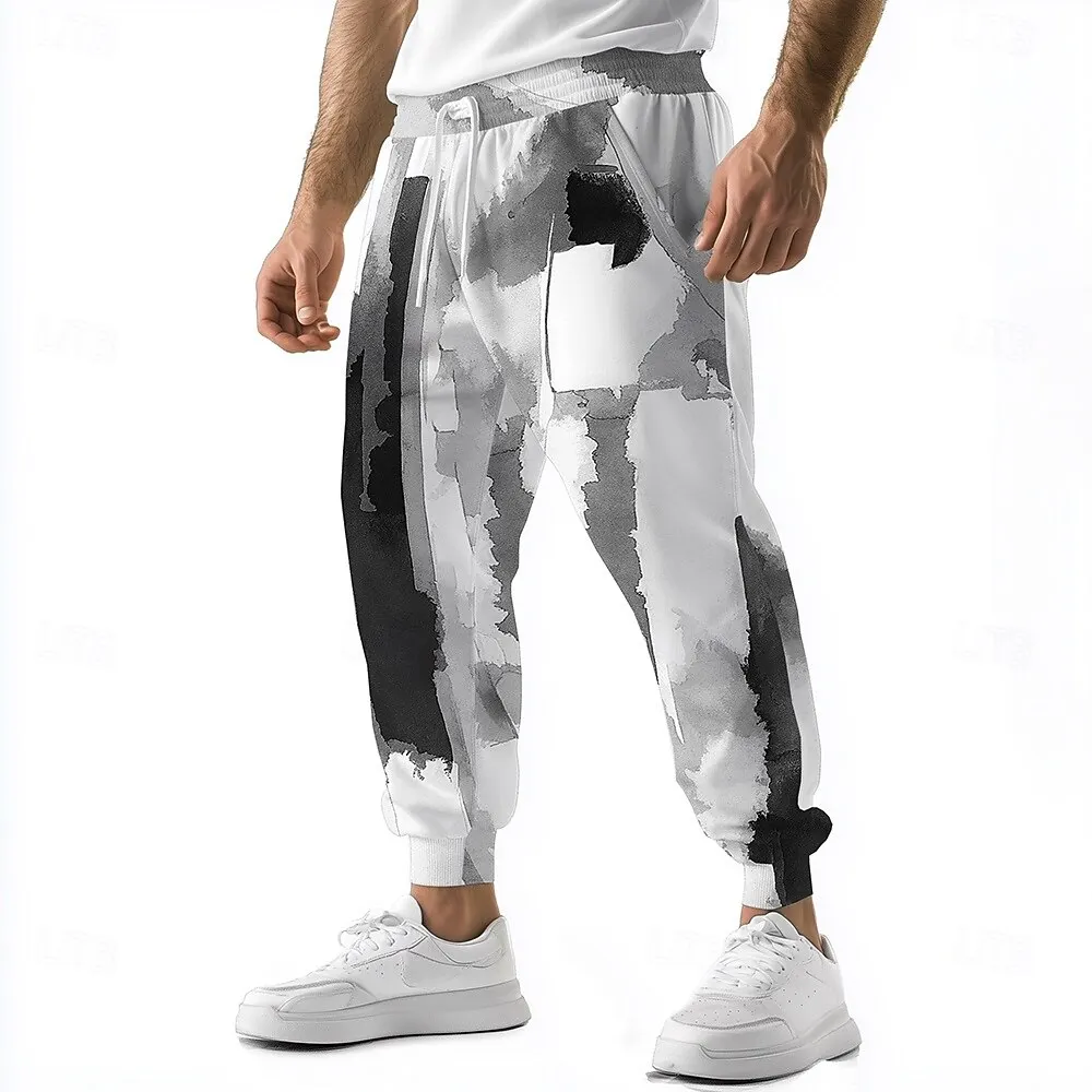 Men's 2026 Sweatpants,Abstract Gradient Color Graphics Polyester Joggers, Slim Fit Casual Lounge Pants With Pockets, Streetwear
Men's 2026 Sweatpants,Abstract Gradient Color Graphics Polyester Joggers, Slim Fit Casual Lounge Pants With Pockets, Streetwear