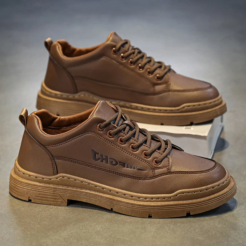 Designers PU Leather Sneakers Shoes Men Outdoor Casual Trendy Leisure Male Walking Shoes Men's Leather Shoes
Designers PU Leather Sneakers Shoes Men Outdoor Casual Trendy Leisure Male Walking Shoes Men's Leather Shoes