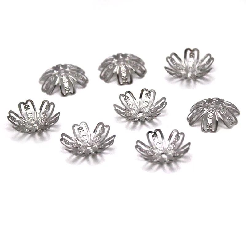 50pcs 14mm Tassel Caps Stainless Steel Beads End Caps Flower Bead Cap Accessories DIY Earrings Jewelry Making Handmade Supplies
50pcs 14mm Tassel Caps Stainless Steel Beads End Caps Flower Bead Cap Accessories DIY Earrings Jewelry Making Handmade Supplies