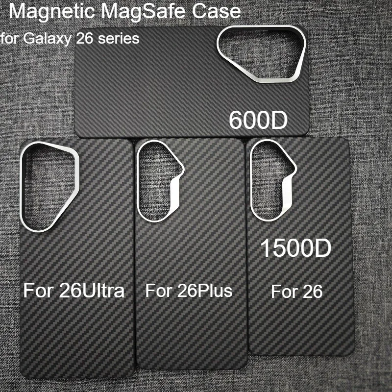 For Samsung Galaxy S26 Ultra Magnetic Carbon Fiber Case Magnetic Case Aramid Fiber Cover for Galaxy S26/S26 Plus Phone Case
For Samsung Galaxy S26 Ultra Magnetic Carbon Fiber Case Magnetic Case Aramid Fiber Cover for Galaxy S26/S26 Plus Phone Case