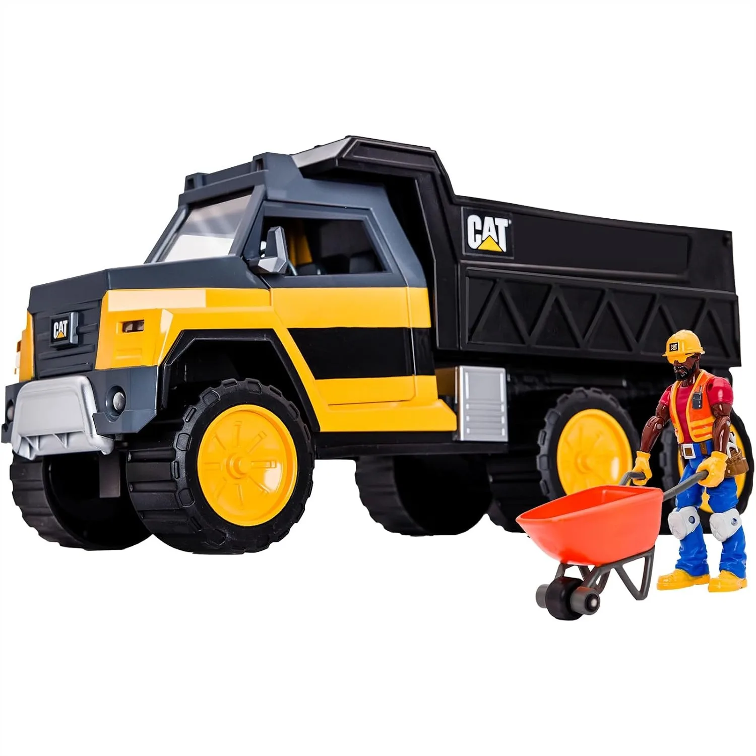 Construction Toy Playset with Hauler Truck, 18-Piece Cat Action Set for Kids Ages 3+, Lights & Sounds
Construction Toy Playset with Hauler Truck, 18-Piece Cat Action Set for Kids Ages 3+, Lights & Sounds