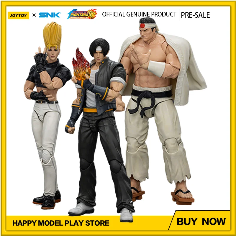 JOYTOY Action Figures SNK KOF 98UM Hero Team Kyo Kusanagi Goro Daimon Benimaru Nikaido Model Toys
JOYTOY Action Figures SNK KOF 98UM Hero Team Kyo Kusanagi Goro Daimon Benimaru Nikaido Model Toys