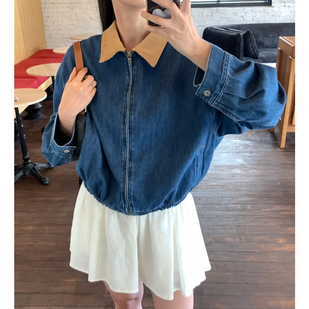 Женское джинсовое платье с воротником-молнией в стиле пэчворк Fre Sle, осень-зима, Новое поступление, универсальное женское пальто белого цвета
Женское джинсовое платье с воротником-молнией в стиле пэчворк Fre Sle, осень-зима, Новое поступление, универсальное женское пальто белого цвета