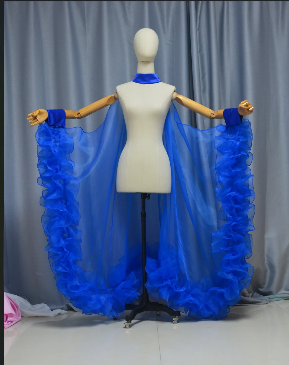 organza Burlesque Coat of Glory Cabaret Wing Drag Cabaret Show cloak Custom-Made color
organza Burlesque Coat of Glory Cabaret Wing Drag Cabaret Show cloak Custom-Made color