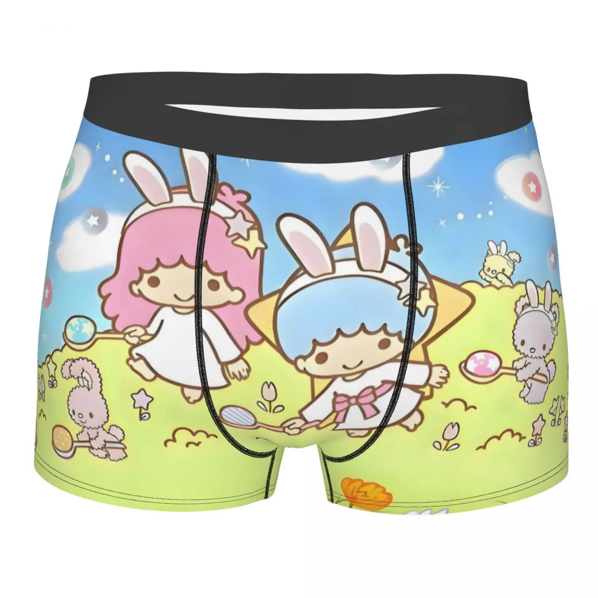 Novelty Little Twin Stars Anime Boxers Shorts Panties Men's Underpants Breathable Lala Kawaii Cartoon Kiki Briefs Underwear
Novelty Little Twin Stars Anime Boxers Shorts Panties Men's Underpants Breathable Lala Kawaii Cartoon Kiki Briefs Underwear