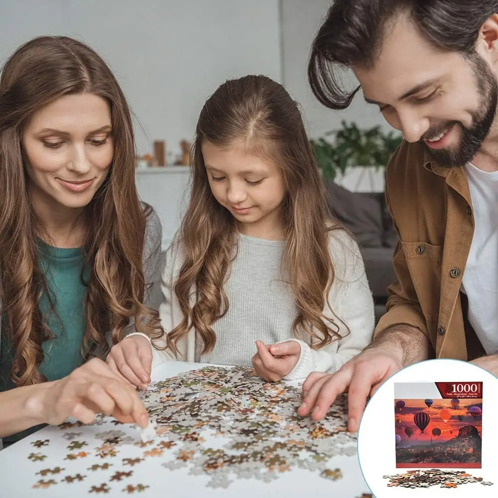 Jigsaw Puzzles 1000 Pieces for Adults Hot Air Balloon Jigsaw Puzzles Fun Puzzle Educational Family Game Toys Adults
Jigsaw Puzzles 1000 Pieces for Adults Hot Air Balloon Jigsaw Puzzles Fun Puzzle Educational Family Game Toys Adults