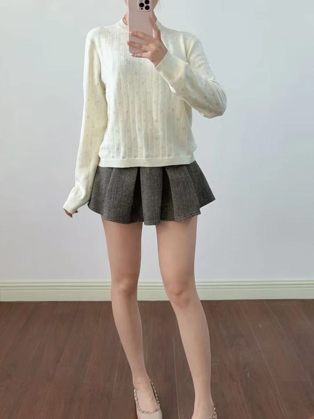 Ele Sweet Heat Diamond round Ne Ribbed Knitwear Long Sve Women's Overhead irt Luxury Early Spring Faion DBNY
Ele Sweet Heat Diamond round Ne Ribbed Knitwear Long Sve Women's Overhead irt Luxury Early Spring Faion DBNY