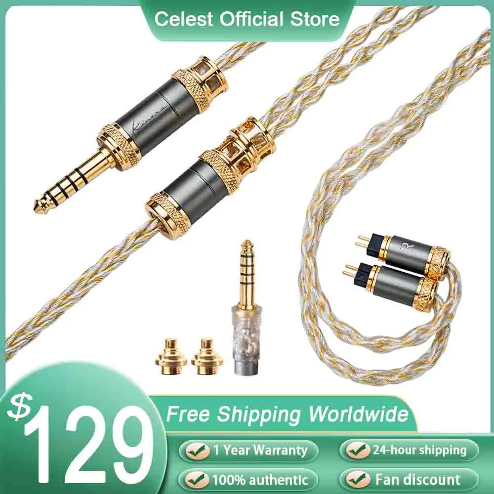 Kinera MIA Earphone Cable With 3.5/4.4mm Interchangeable Plugs IEMs For HiFi Music Gifts Modular Upgrade Wire Headest Earbuds
Kinera MIA Earphone Cable With 3.5/4.4mm Interchangeable Plugs IEMs For HiFi Music Gifts Modular Upgrade Wire Headest Earbuds