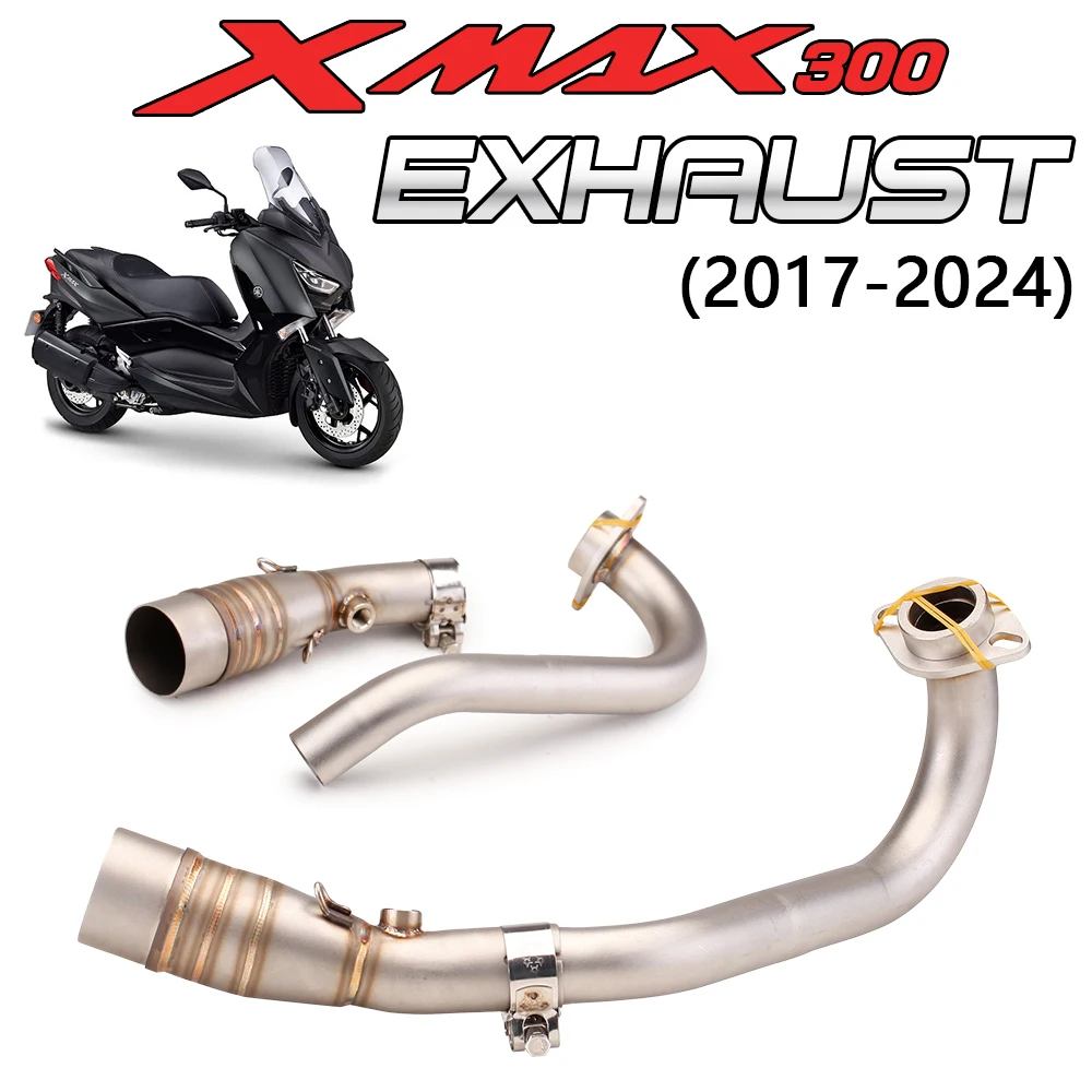 For Yamaha XMAX X-MAX300 2017-2020 2021 motorcycle exhaust system slip on split front link pipe
For Yamaha XMAX X-MAX300 2017-2020 2021 motorcycle exhaust system slip on split front link pipe