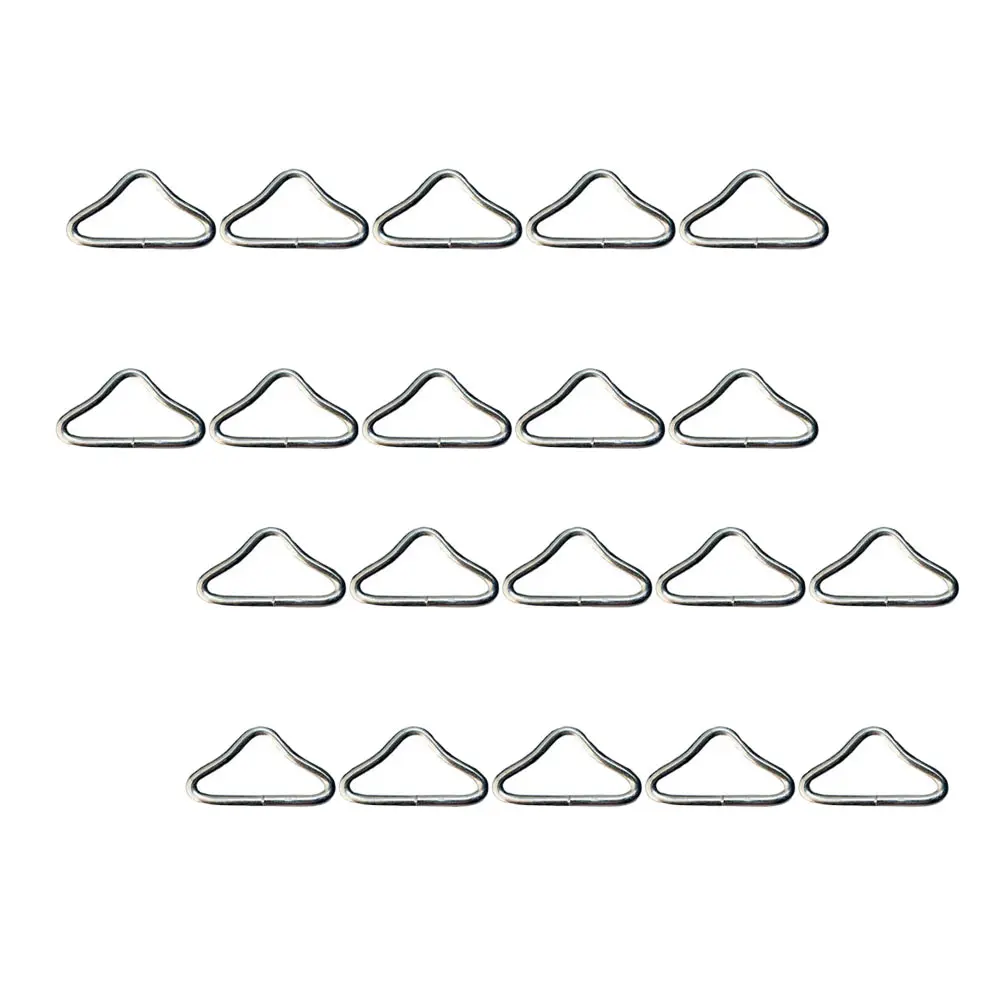 40 Pcs Triangle Ring Heavy Duty Iron Buckle for Trampoline Mesh Cloth Jumping Bed Rings Metal Child Accessories Sturdy Weather
40 Pcs Triangle Ring Heavy Duty Iron Buckle for Trampoline Mesh Cloth Jumping Bed Rings Metal Child Accessories Sturdy Weather