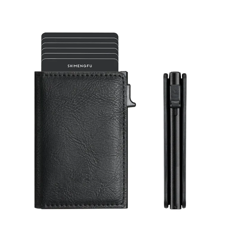 Anti Theft Scan Men Wallet Pop Up Aluminum Alloy Card Holder Slim Leather Pocket Case Automatic Eject Design Daily Business
Anti Theft Scan Men Wallet Pop Up Aluminum Alloy Card Holder Slim Leather Pocket Case Automatic Eject Design Daily Business