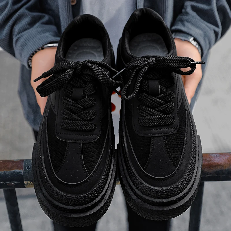 Men's Casual Work Shoes 2025 New Style Black Thick Bottom Heightening Sports Trendy Shoes Comfortable All-Match High-End Boar...
Men's Casual Work Shoes 2025 New Style Black Thick Bottom Heightening Sports Trendy Shoes Comfortable All-Match High-End Boar...