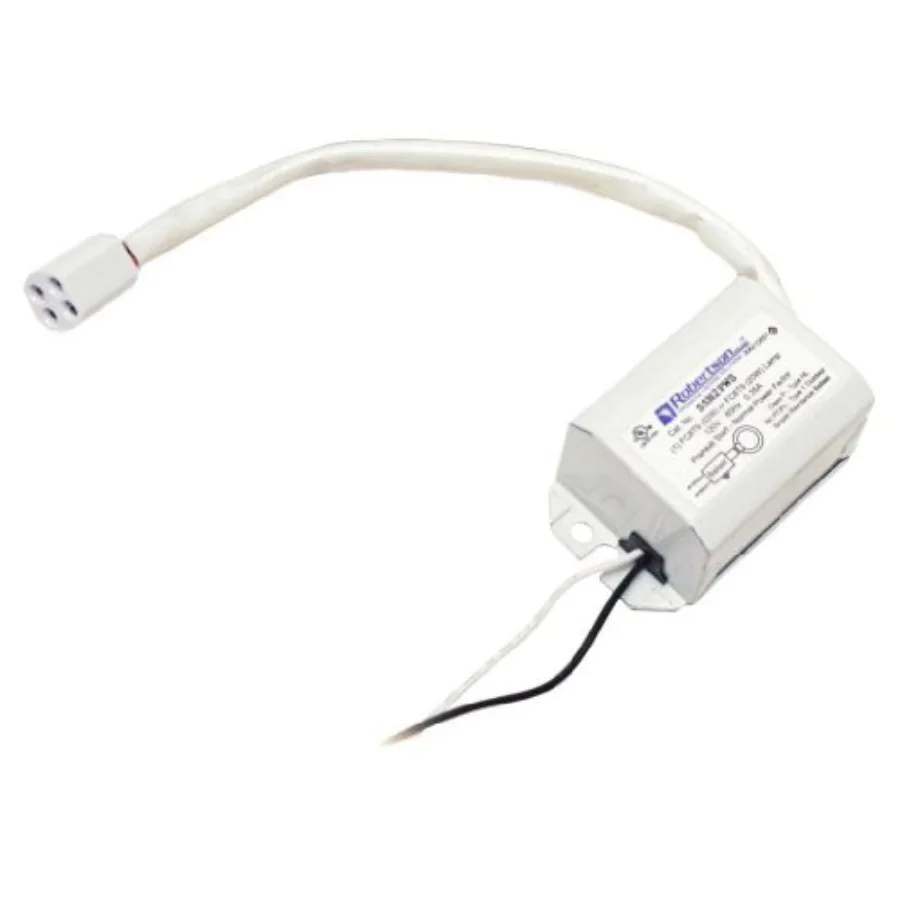 ROBERTSON 3P10041 Individual Fluorescent mBallast, 1 FC6T9 or FC8T9 Circline Lamp, Preheat Start, 120Vac, 60Hz, Normal Ballast
ROBERTSON 3P10041 Individual Fluorescent mBallast, 1 FC6T9 or FC8T9 Circline Lamp, Preheat Start, 120Vac, 60Hz, Normal Ballast