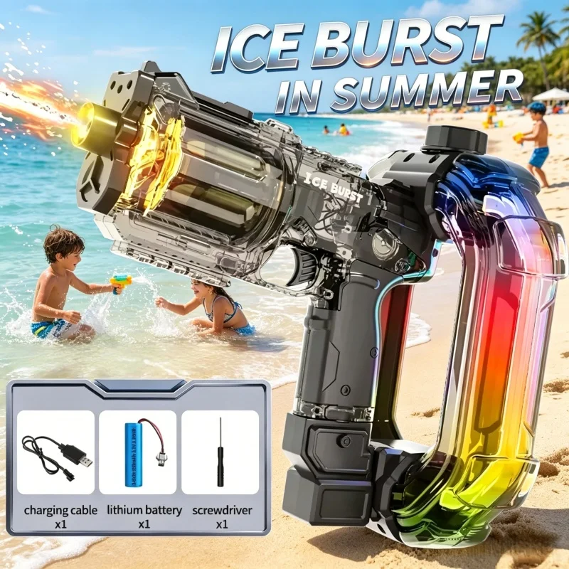 Aldult Children Simulated Firing Electric Water Guns Continuous Shooting Automatic Water Blasters Summer Outdoor Toys for Kids
Aldult Children Simulated Firing Electric Water Guns Continuous Shooting Automatic Water Blasters Summer Outdoor Toys for Kids