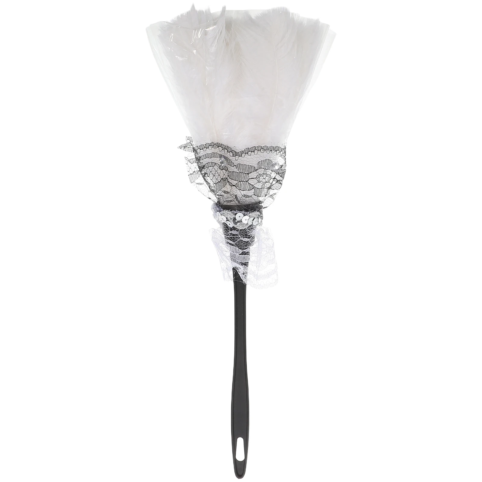 1Pcs Charming White Maid Duster With Lace Trim Perfect For Cosplay And Stage Performance Props
1Pcs Charming White Maid Duster With Lace Trim Perfect For Cosplay And Stage Performance Props