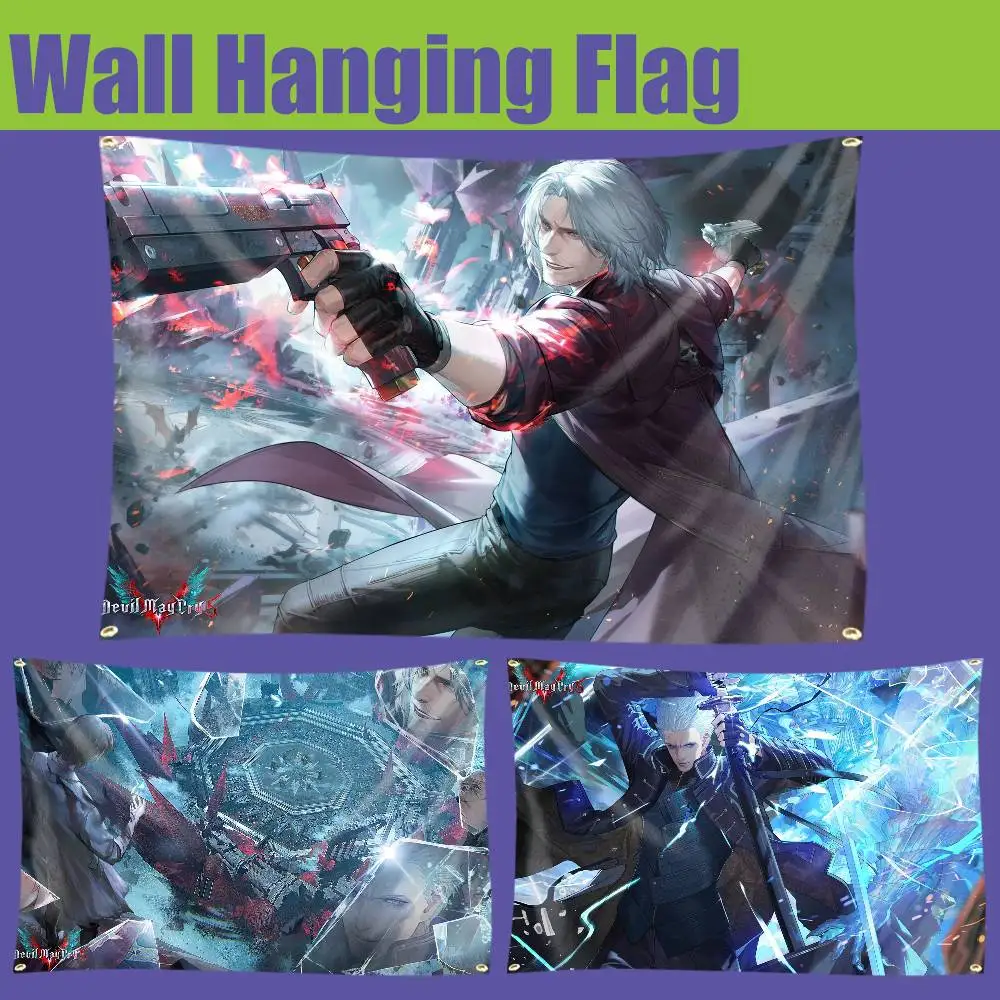 DMC D-Dante Game Roles Flag Banners Four Hole Flag Polyester Outdoor Decor Room Aesthetic
DMC D-Dante Game Roles Flag Banners Four Hole Flag Polyester Outdoor Decor Room Aesthetic