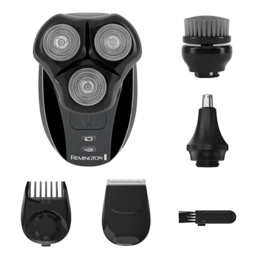 Remington Balder 3 Head Shaver Dual-Track Cutting Heads Multi-Directional Pivot 45 Minute Run Time 100 Percent Waterproof Compl
Remington Balder 3 Head Shaver Dual-Track Cutting Heads Multi-Directional Pivot 45 Minute Run Time 100 Percent Waterproof Compl