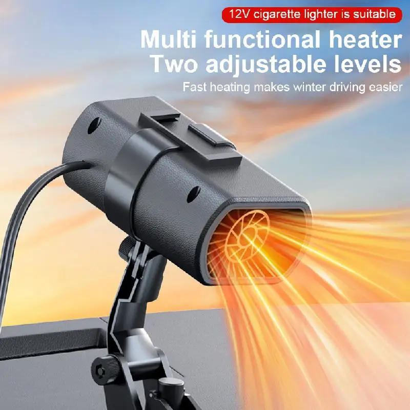 120W Car Heater 12V Portable 360 ° Rotating Car Heating Fan Auto Windshield Window Defroster Car Anti-Fog Heater Demister
120W Car Heater 12V Portable 360 ° Rotating Car Heating Fan Auto Windshield Window Defroster Car Anti-Fog Heater Demister