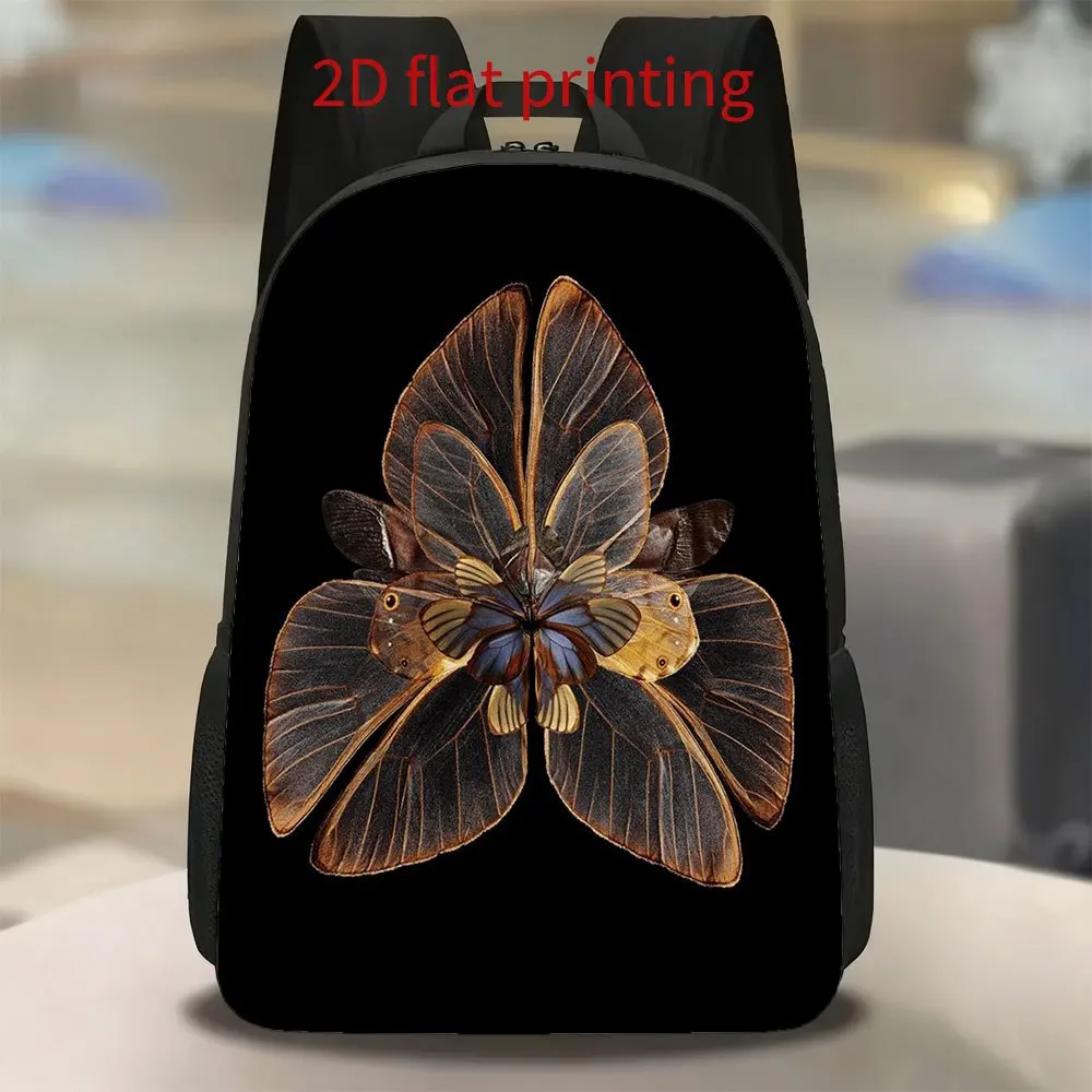 1pc Colorful Moth Wing Art Backpack | Cute, lightweight, large-capacity adjustable shoulder strap zipper closure without lining
1pc Colorful Moth Wing Art Backpack | Cute, lightweight, large-capacity adjustable shoulder strap zipper closure without lining