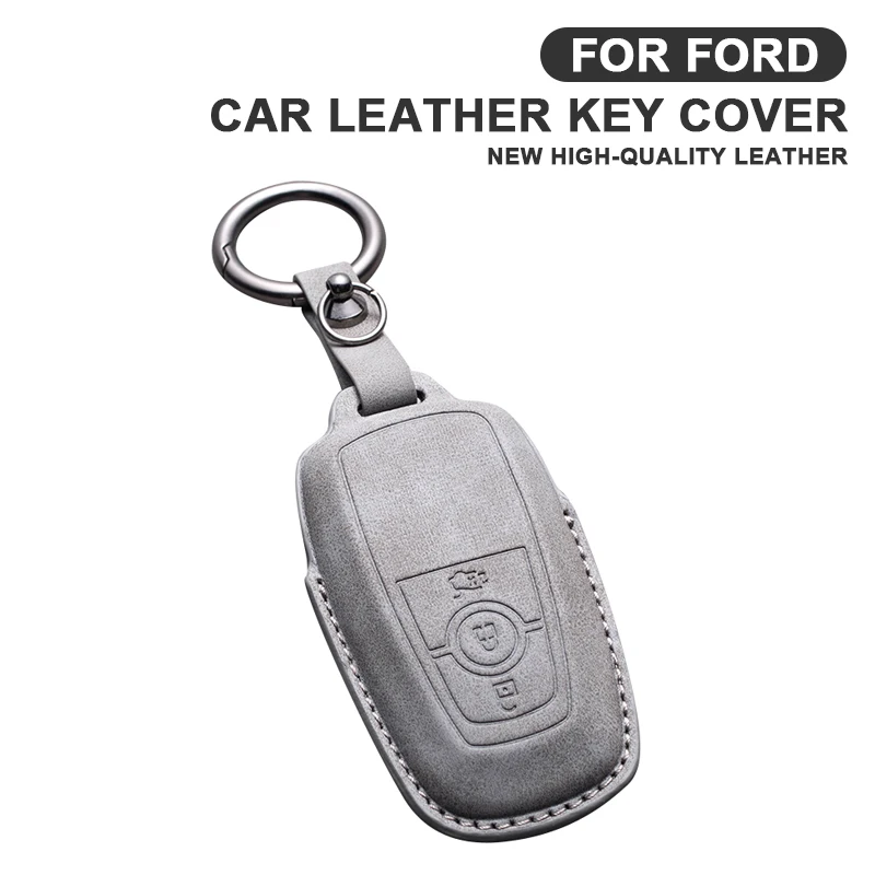 Leather Car Key Case Cover For Ford Edge Fusion Mustang Explorer F150 F250 F350 Ecosport Edge S-MAX Ranger for Lincoln Mondeo
Leather Car Key Case Cover For Ford Edge Fusion Mustang Explorer F150 F250 F350 Ecosport Edge S-MAX Ranger for Lincoln Mondeo