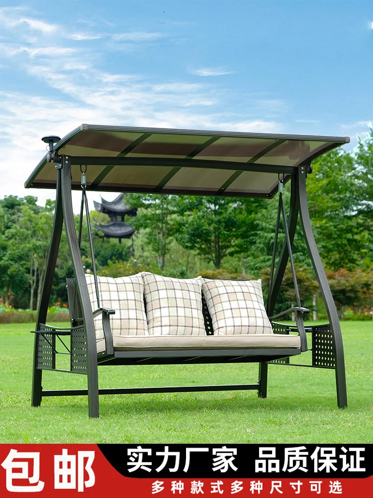 Outdoor swing chair Outdoor villa courtyard Double rocking chair Adult solar cast aluminum alloy balcony swing home
Outdoor swing chair Outdoor villa courtyard Double rocking chair Adult solar cast aluminum alloy balcony swing home