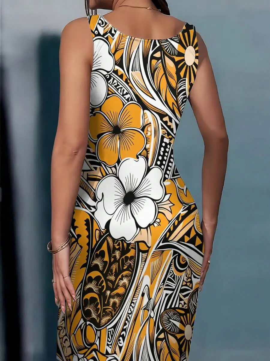 Floral Print Round Neck Sleeveless Bodycon Tank Dress For Women Summer Spring Slim Fit
Floral Print Round Neck Sleeveless Bodycon Tank Dress For Women Summer Spring Slim Fit