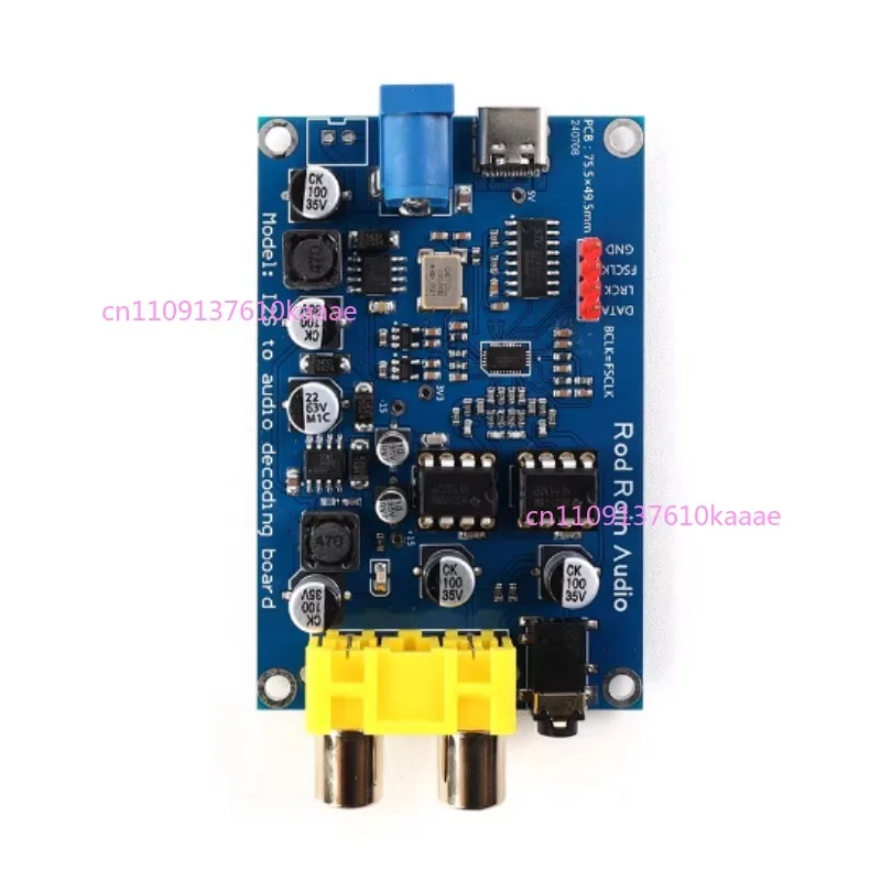 Suitable for ES9038 I2S Decoder Board DSD512 Upgrade Decoder DAC Bluetooth Device, Player Fever
Suitable for ES9038 I2S Decoder Board DSD512 Upgrade Decoder DAC Bluetooth Device, Player Fever