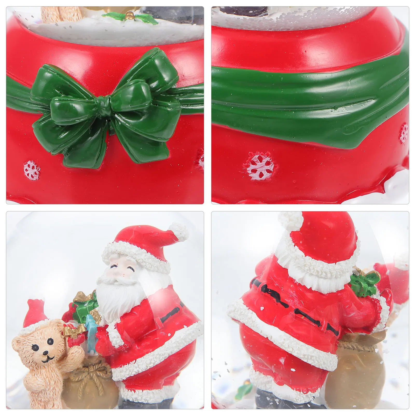 Christmas Crystal Ball Musical Box Unique Luminous Decor Snowball Resin Case High Grade Material Bright Color Xmas Atmosphere
Christmas Crystal Ball Musical Box Unique Luminous Decor Snowball Resin Case High Grade Material Bright Color Xmas Atmosphere
