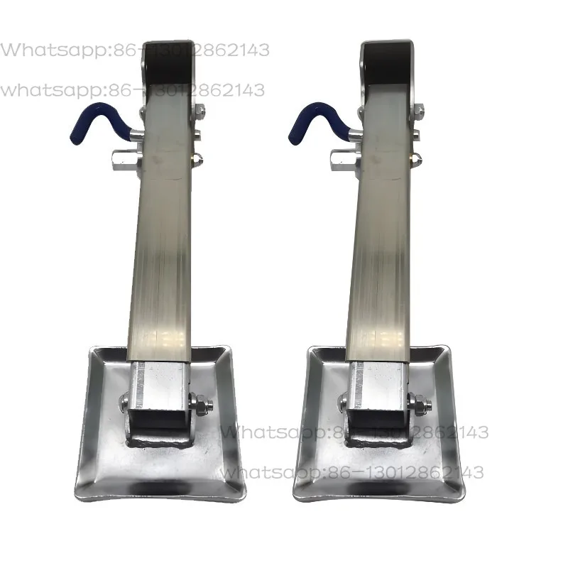 With welded board RV outriggers trailer parking support frame can be folded 90 degrees Export product Hand crank
With welded board RV outriggers trailer parking support frame can be folded 90 degrees Export product Hand crank