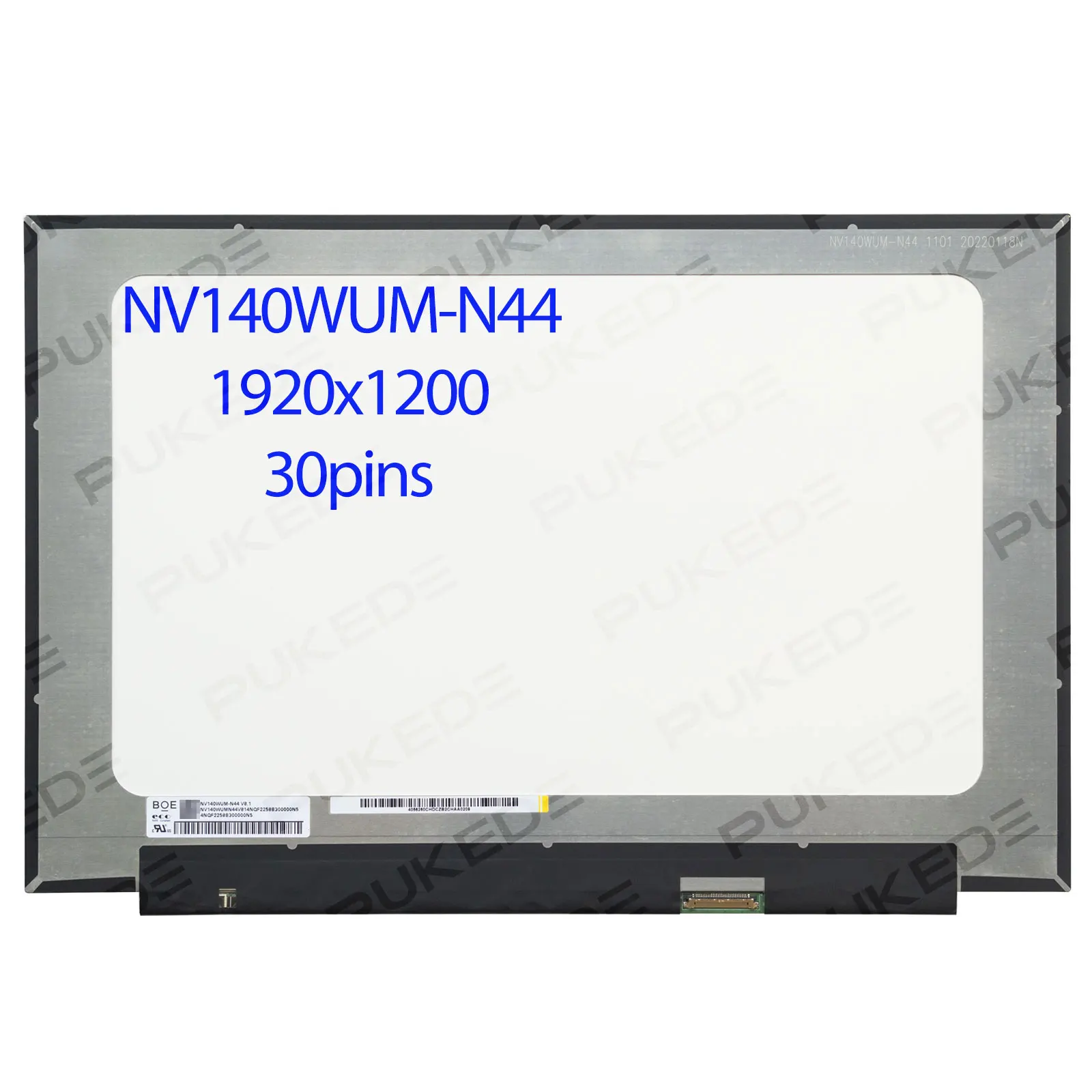 14,0-дюймовый NV140WUM-N44 1920x1200 WUXGA IPS EDP 30-контактный ЖК-экран для ноутбука с матрицей 45% NTSC
14,0-дюймовый NV140WUM-N44 1920x1200 WUXGA IPS EDP 30-контактный ЖК-экран для ноутбука с матрицей 45% NTSC