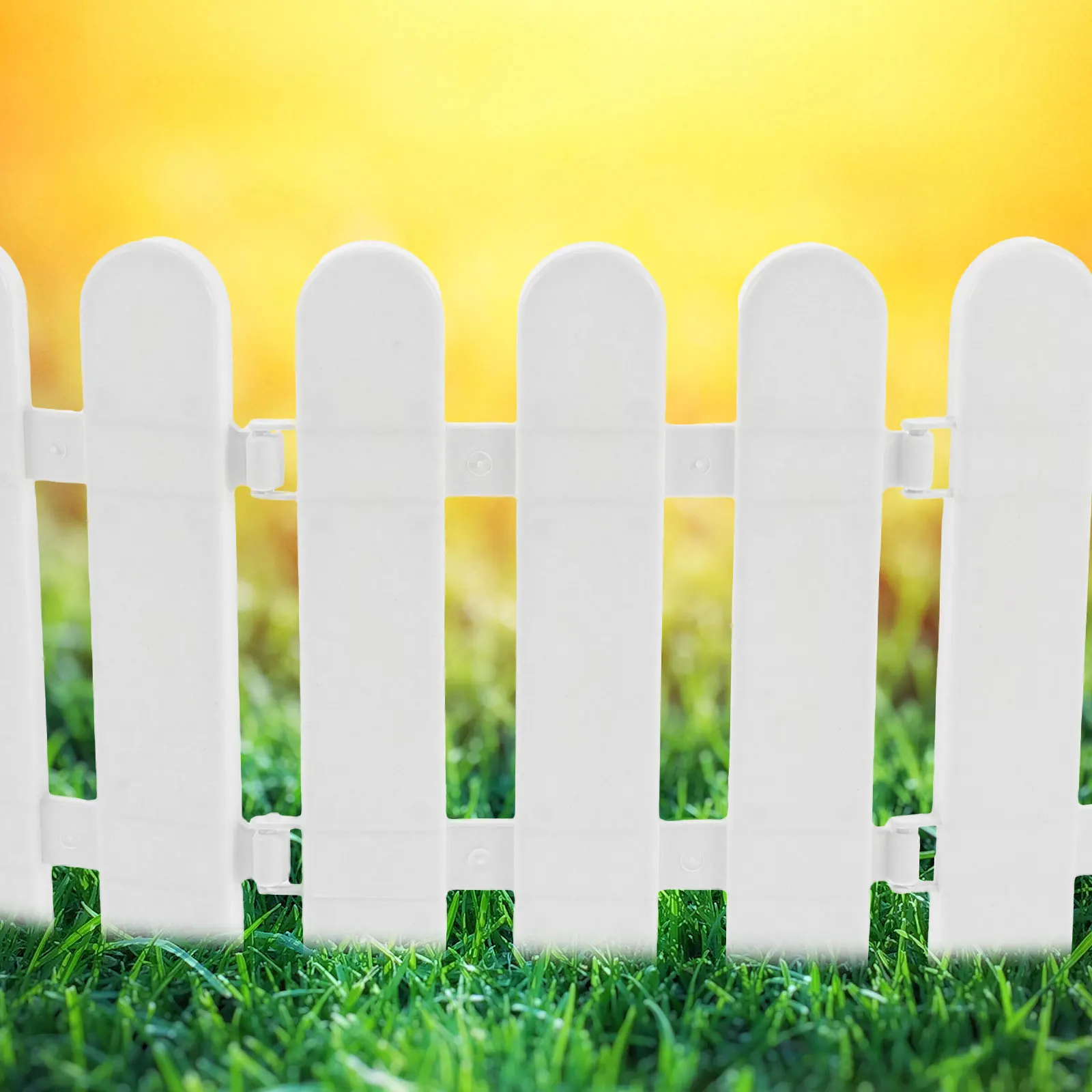 10 Pcs White Guardrail Garden Fence Plastic Path Fence Christmas Tree Round End Non Deformable Splicing Buckles Easy Assembly
10 Pcs White Guardrail Garden Fence Plastic Path Fence Christmas Tree Round End Non Deformable Splicing Buckles Easy Assembly