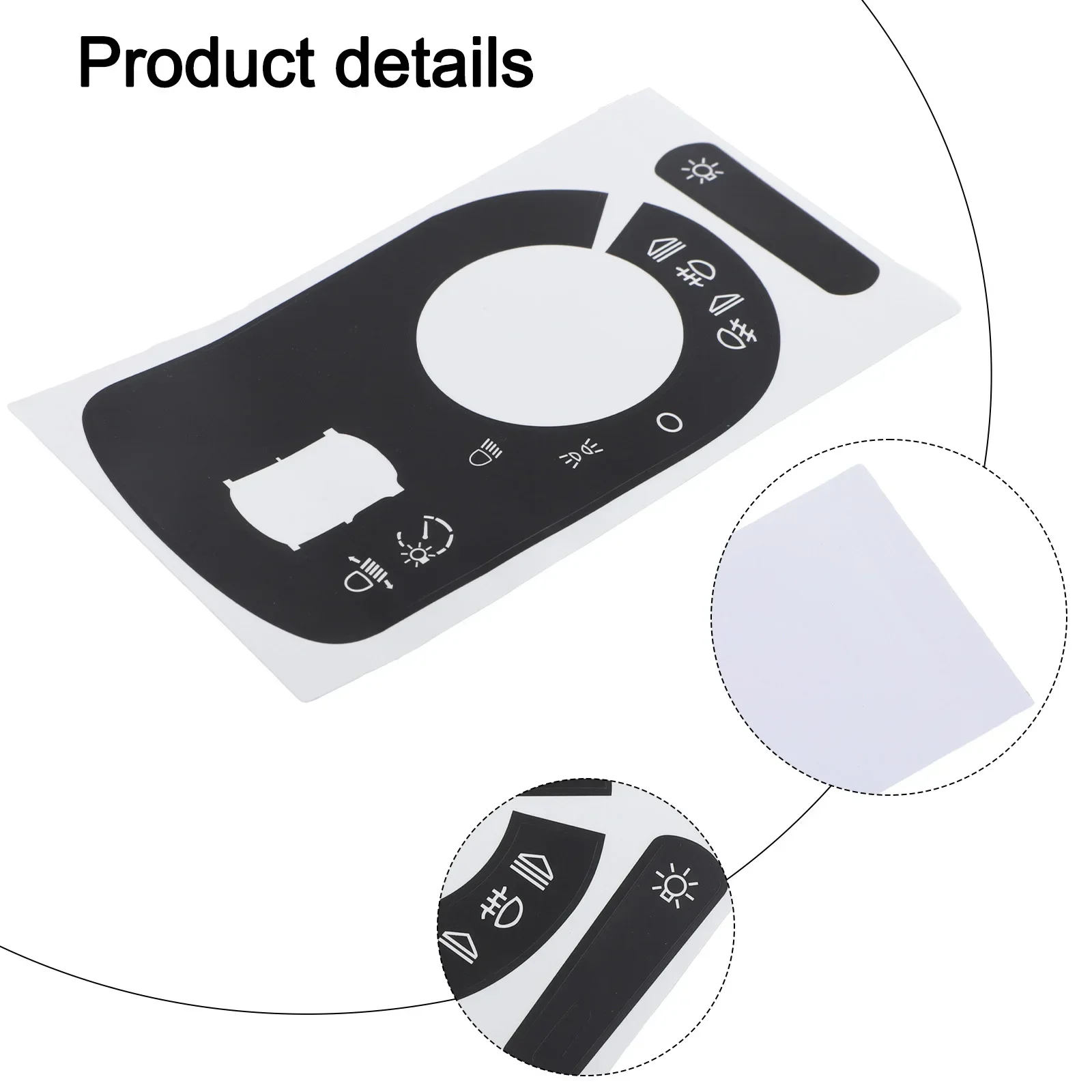 For Car Interior Repair Car Switch Sticker Button Repair Decal Sticker Button Replacement Black Reflected Light
For Car Interior Repair Car Switch Sticker Button Repair Decal Sticker Button Replacement Black Reflected Light