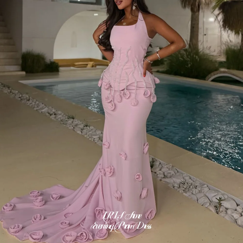 IRIS 2026 New Arrival Prom Dresses for Women Halter Neck 3D Rose Beaded Mermaid Formal Gown for Gala Dinner فساتين للحفلات
IRIS 2026 New Arrival Prom Dresses for Women Halter Neck 3D Rose Beaded Mermaid Formal Gown for Gala Dinner فساتين للحفلات