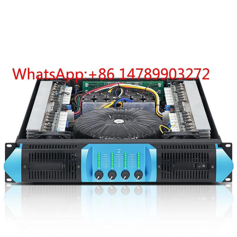 4 Channel Class H Power Amplifier Metal Shell Stage KTV Audio Amplifier
4 Channel Class H Power Amplifier Metal Shell Stage KTV Audio Amplifier