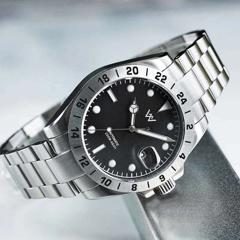 WM Watch Mechanical Watch, 1612 movement, 316L stainless steel case, sapphire crystal glass, 200m water resistance WM092M
WM Watch Mechanical Watch, 1612 movement, 316L stainless steel case, sapphire crystal glass, 200m water resistance WM092M