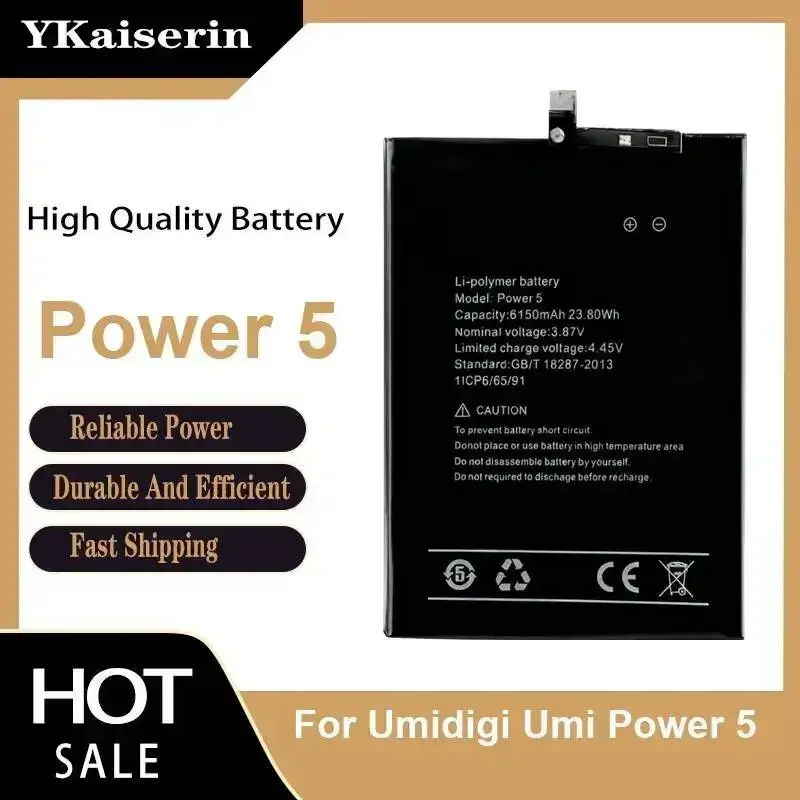 Mobile Phone Battery 6150mAh For Umidigi Umi Power 5 Long Lasting Rapid Charging
Mobile Phone Battery 6150mAh For Umidigi Umi Power 5 Long Lasting Rapid Charging