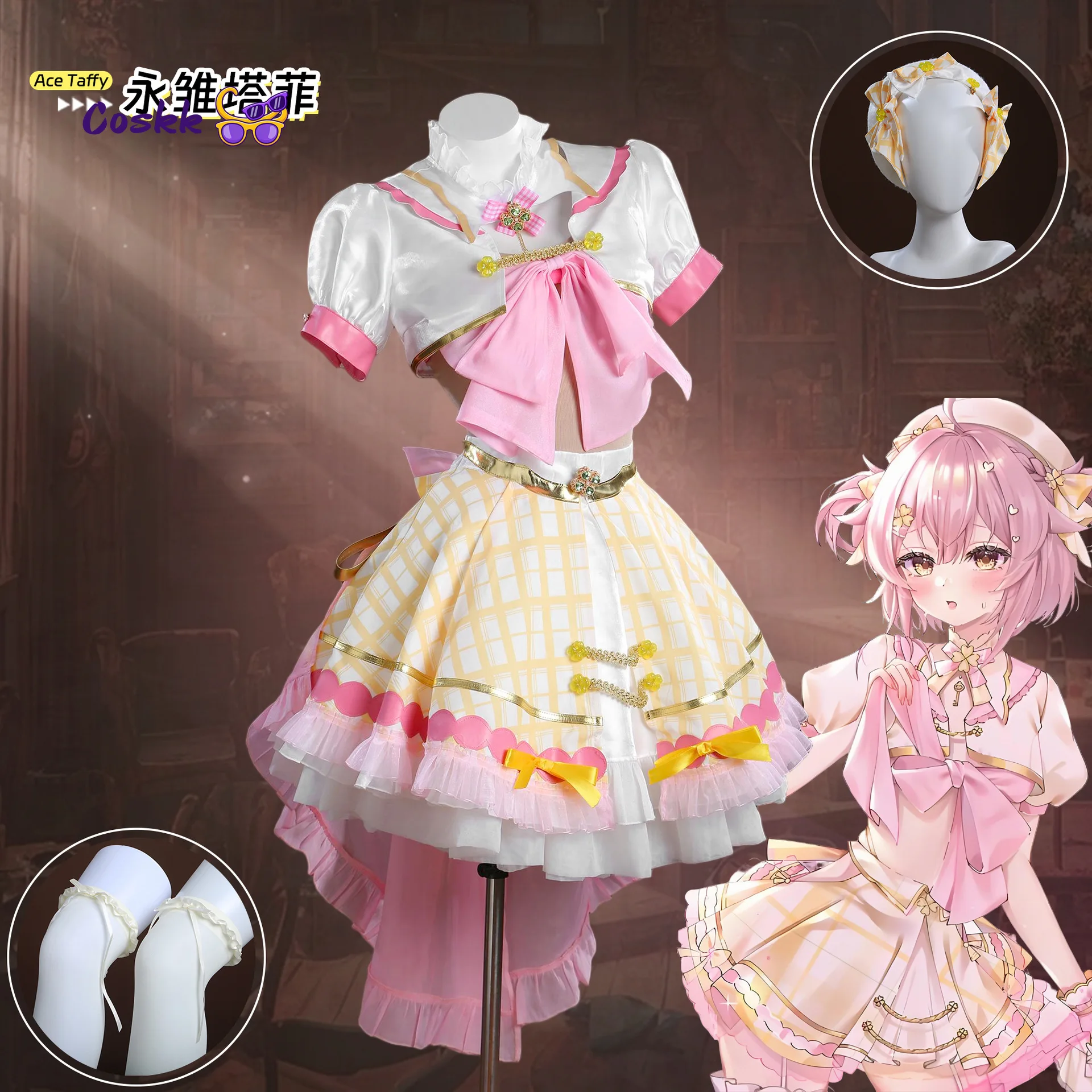 Virtual Singer Ace Taffy Cosplay Costumes Anime idol diffuse exhibition clothes performance clothes
Virtual Singer Ace Taffy Cosplay Costumes Anime idol diffuse exhibition clothes performance clothes