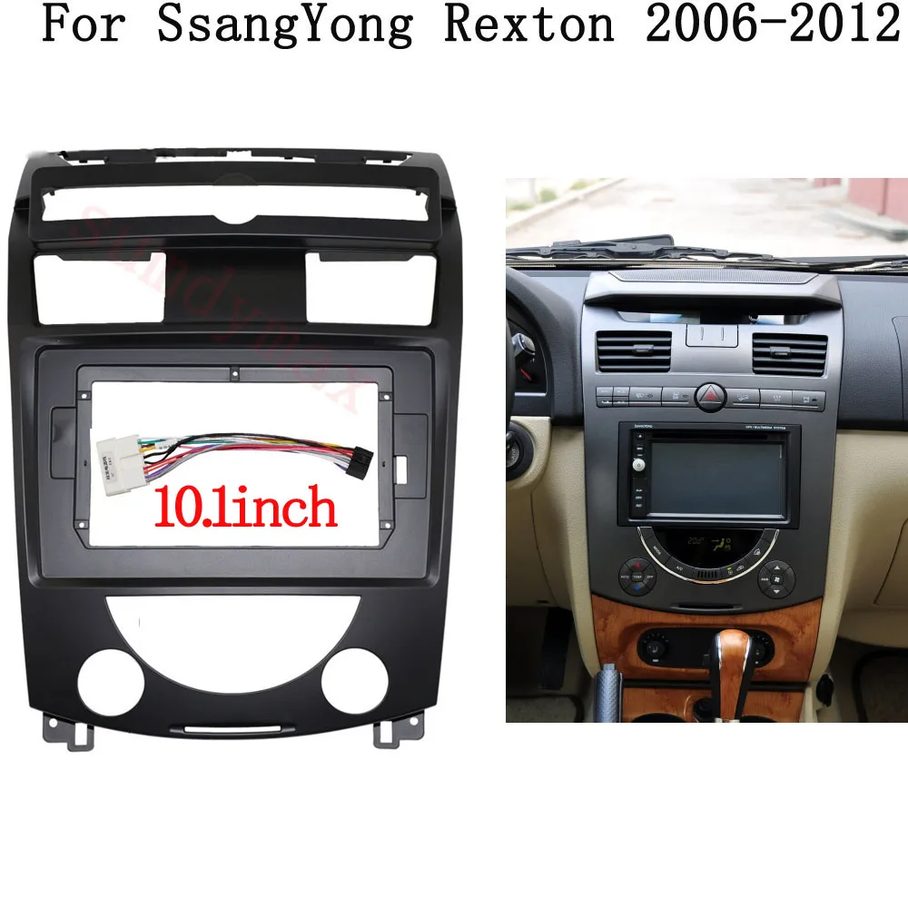 10.1 inch Car Radio Panel Dash Fascia Plate Frame For SsangYong Rexton 2006-2012 Audi Dvd Stereo Cd Panel Interior Parts
10.1 inch Car Radio Panel Dash Fascia Plate Frame For SsangYong Rexton 2006-2012 Audi Dvd Stereo Cd Panel Interior Parts