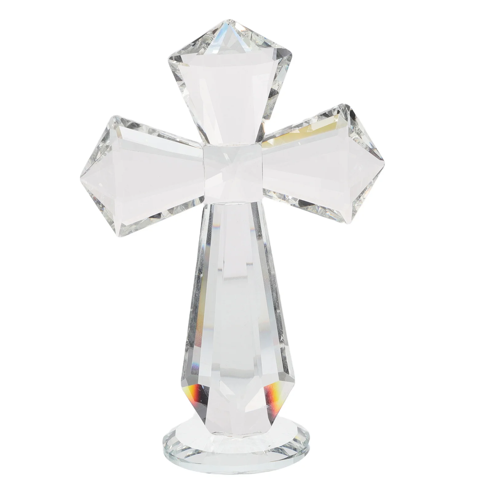 Crystal Cross Statue for Prayer Religious Handheld Figurine Exquisite Craftsmanship Decorative nament Home Decor Shelf Table Top
Crystal Cross Statue for Prayer Religious Handheld Figurine Exquisite Craftsmanship Decorative nament Home Decor Shelf Table Top